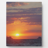 メイ岬イーゼルを通過する2隻の船を沈む フォトプラーク (正面)