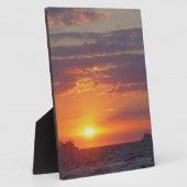 メイ岬イーゼルを通過する2隻の船を沈む フォトプラーク (側面)