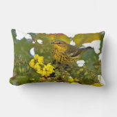 メイ岬ウォーブラーのソングバードの開花mahonia ランバークッション (正面)