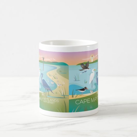 メイ岬11ozまたは15ozマグ コーヒーマグカップ (中央)