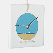 メイ岬、ニュージャージー海カモメビーチ セラミックオーナメント (右)