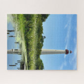 メイ岬NJライトハウス写真、ファミリーナイトクール、おもしろい ジグソーパズル (横)