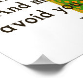 メイ恵みアウトナンバー – アイルランド引用文 ポスター (角)