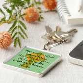 メイ恵み数を超える – アイルランド引用文 キーホルダー (側面)