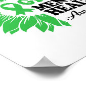 メイ我々衣服グリーンのためのメンタルヘルス認識度モン ポスター (角)