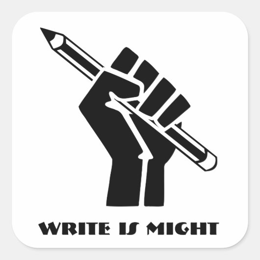 メイ書ルー スクエアシール (正面)