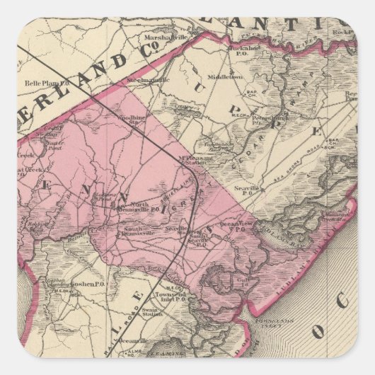 メイ県 スクエアシール (正面)