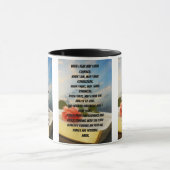 メイ私は主祈りの言葉ツートーンマグ マグカップ (中央)