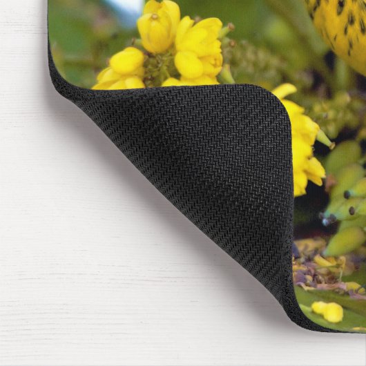 メイ素晴らしケープWarbler Songbird onマホニア マウスパッド (コーナー)