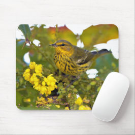 メイ素晴らしケープWarbler Songbird onマホニア マウスパッド