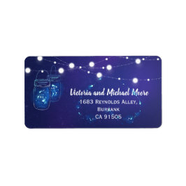 メイ素朴ソンの壺の灯りと蛍結婚光 ラベル