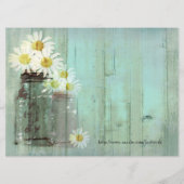 メイ素朴ソンの瓶とデイジーのメ結婚ニュー メニュー (裏面)