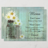 メイ素朴ソンの瓶とデイジーのメ結婚ニュー メニュー (正面/裏面)