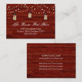 メイ素朴ソンの瓶と灯り 名刺 (正面/裏面)