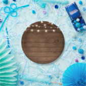 メイ素朴ソンの瓶の弦のラ結婚イト ペーパープレート (パーティー)