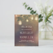 メイ素朴ソンの瓶の灯りと枝が日付を保存 案内ポストカード (スタンド正面)