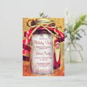 メイ素朴ソンジャークリスマスパーティの招待状 招待状 (スタンド正面)