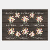 メイ素朴ソン・ジャー・ウォーター・カラーが結婚ペソネライズ ラッピングペーパーシート (正面3)