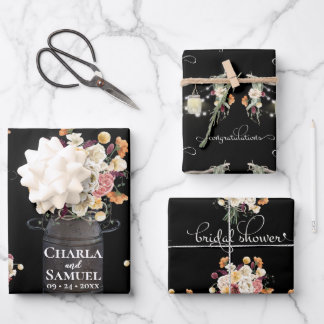 メイ素朴ソン・ジャー・ウォーター・カラー・ペソ結婚ナリズ ラッピングペーパーシート