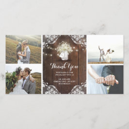 メイ素朴ソン・ジャー・ベビーの結婚息に感謝 サンキューカード