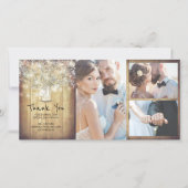 メイ素朴ソン・ジャー・ベビーの結婚息に感謝 サンキューカード (正面)