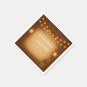 メイ素朴ンの瓶とストリングラ結婚イツのナプキン スタンダードカクテルナプキン (角)