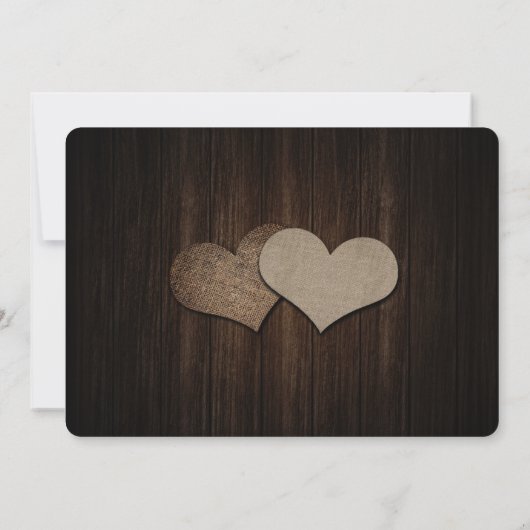 メイ素朴ンジャーの木の弦のラ結婚イト セーブザデート (裏面)