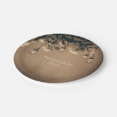 メイ素朴ンジャールライツツ結婚リー ペーパープレート (アングル)