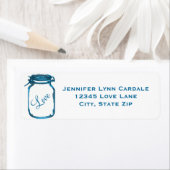 メイ素朴ンジャールラブティール（緑がかった色）結婚ズ住所 シール (インサイチュ)