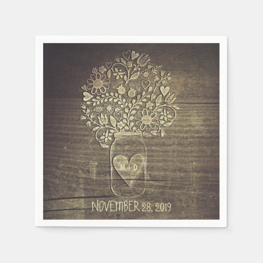 メイ素朴ンジャー結婚ン紙 スタンダードカクテルナプキン (正面)