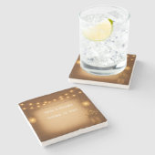 メイ素朴ンジャー&ストリングラ結婚イツ ストーンコースター (横)