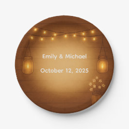 メイ素朴ンジャー&ストリングラ結婚イト ペーパープレート