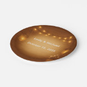 メイ素朴ンジャー&ストリングラ結婚イト ペーパープレート (アングル)