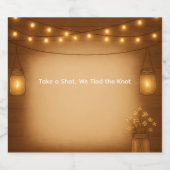 メイ素朴ンジャー&ストリングラ結婚イト リキュールボトルラベル (シングルラベル)