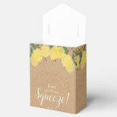 メイ素朴ンスクイズレモンブライダルシャワー フェイバーボックス (オープン)