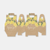 メイ素朴ンスクイズレモンブライダルシャワー フェイバーボックス (折り畳みなし)