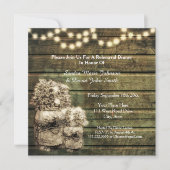 メイ素朴ン・ジャー結婚のリハーサル 招待状 (正面)