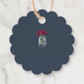 メイ素朴ン・ジャー・モノグラム・ネイビー結婚ブルー フェイバータグ (裏面)