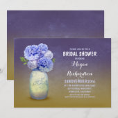 メイ絵を描ン・ジャー・ラスブライダルシャワー招待状 招待状 (正面/裏面)