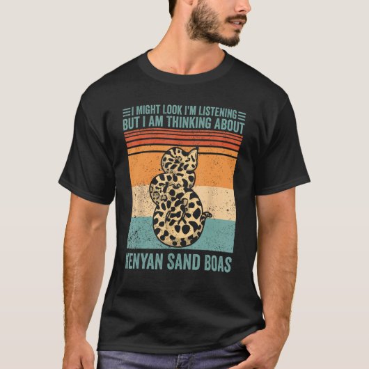 メイ聞ヤ考えのケニアの砂浜の蛇行 Tシャツ (正面)