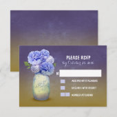 メイ色彩の鮮やかンジャーかわいい結婚式のRSVPカード 出欠カード (正面/裏面)