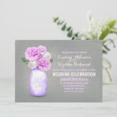 メイ色彩の鮮やかン・ジャー・ラス結婚式招待状 招待状 (スタンド正面)