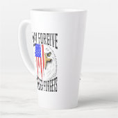 メイ許す、決してイーグル忘れラテマグ カフェラテマグ (左アングル)