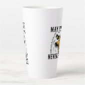 メイ許す、決してイーグル忘れラテマグ カフェラテマグ (正面)