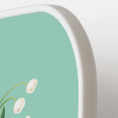 メイ誕生フラワー名前をカスタムする ピックルボールラケット (左詳細)