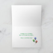 メイ誕生日エメラルドハート カード (内部)