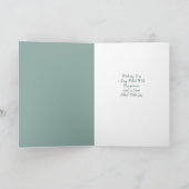 メイ誕生日カード、渓谷のリリー誕生花 カード (内部)