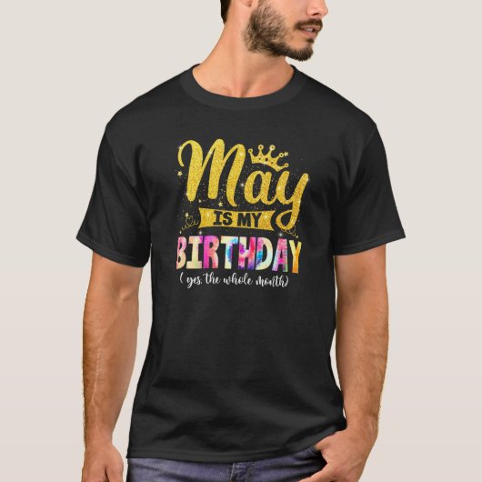 メイ誕生日メイは私の誕生日Yesザ・オールモント Tシャツ (正面)