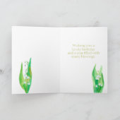 メイ誕生日ユリユリの谷の花 カード (内部)