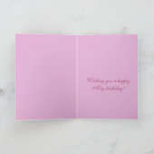 メイ誕生日リリー誕生月花 カード (内部)